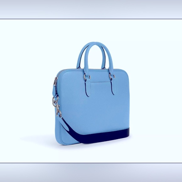 Coach Bundle- Light Blue Liam Compact Brief & Notebook Set - Picture 3 of 6